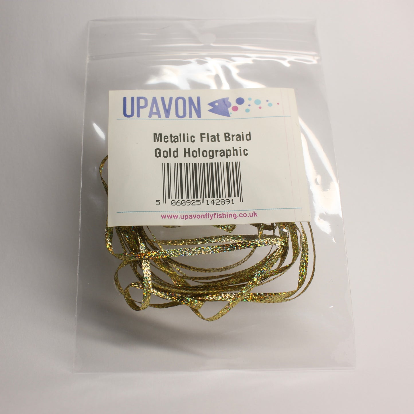 Upavon Metallic Flat Braid